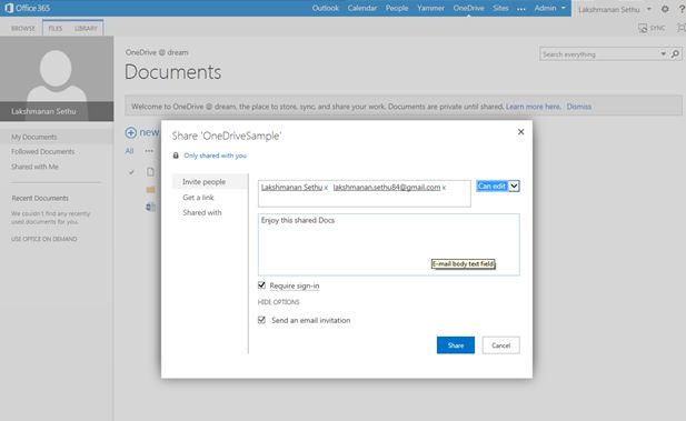 OneDrive Document